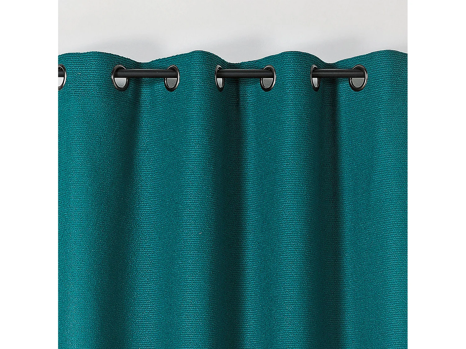 Vorhang mit texturiertem Bouclé-Look