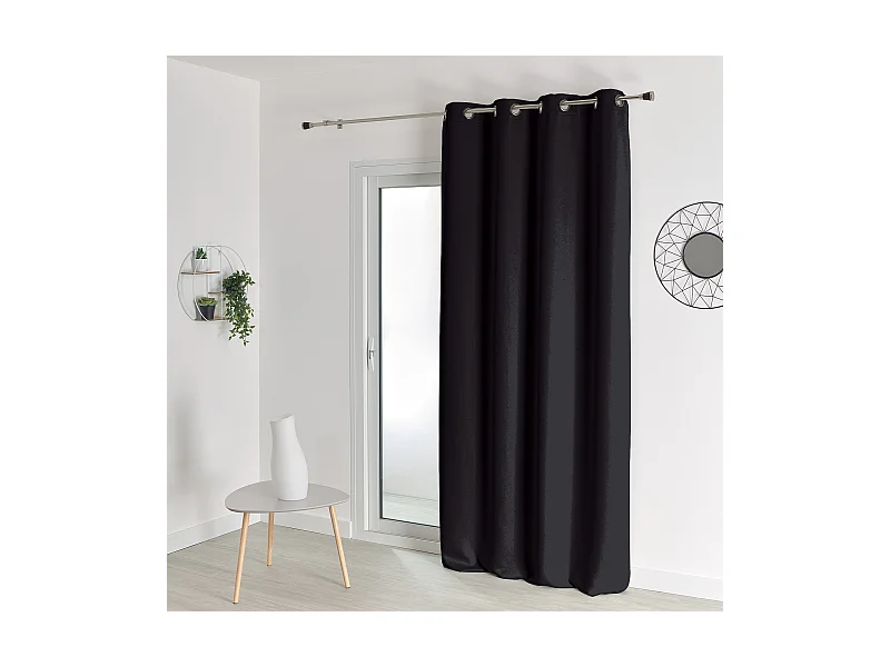 Verdunkelnder Vorhang flammhemmend M1 nicht feuerfest 240 x 260 cm