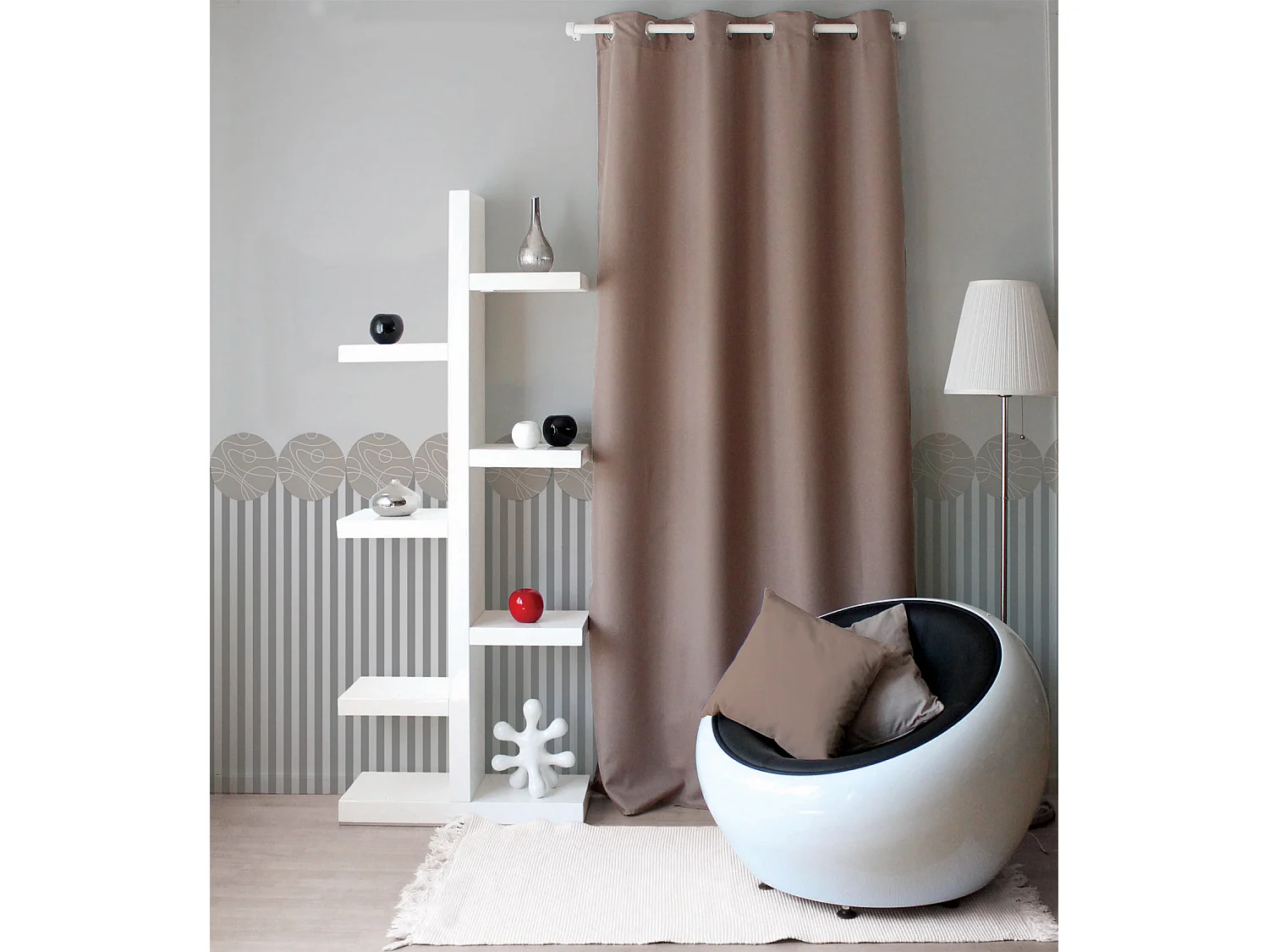 Vorhang aus Polyester mit den Maßen