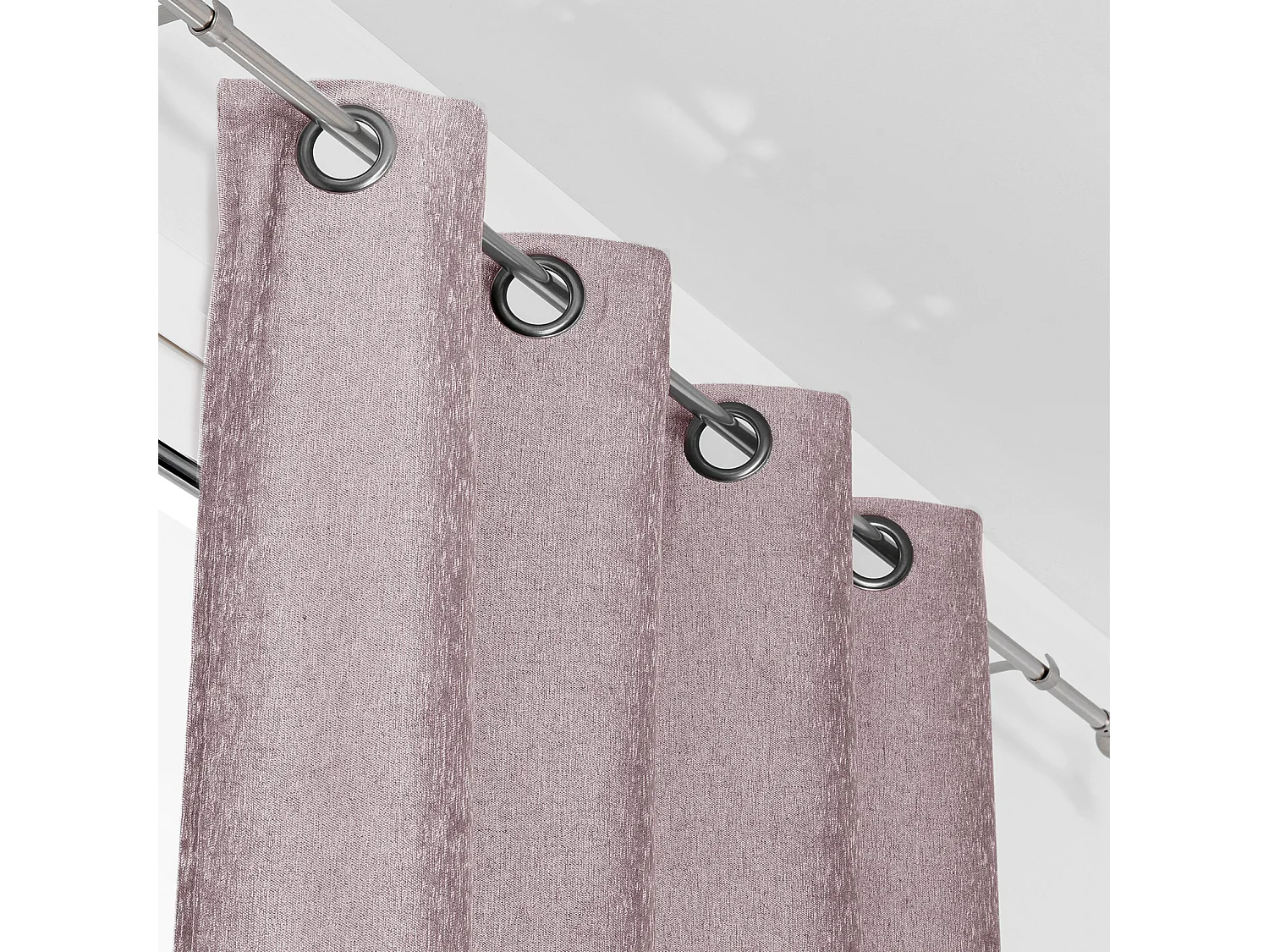 Cortina aspecto terciopelo 140 x 245 cm