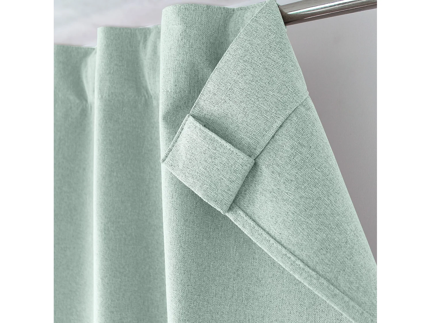 100% verduisterend gordijn, 140x240cm, Celadon, Verborgen poten, Eclipse collectie