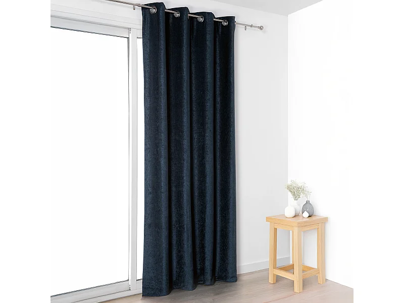 Cortina aspecto terciopelo 140 x 245 cm