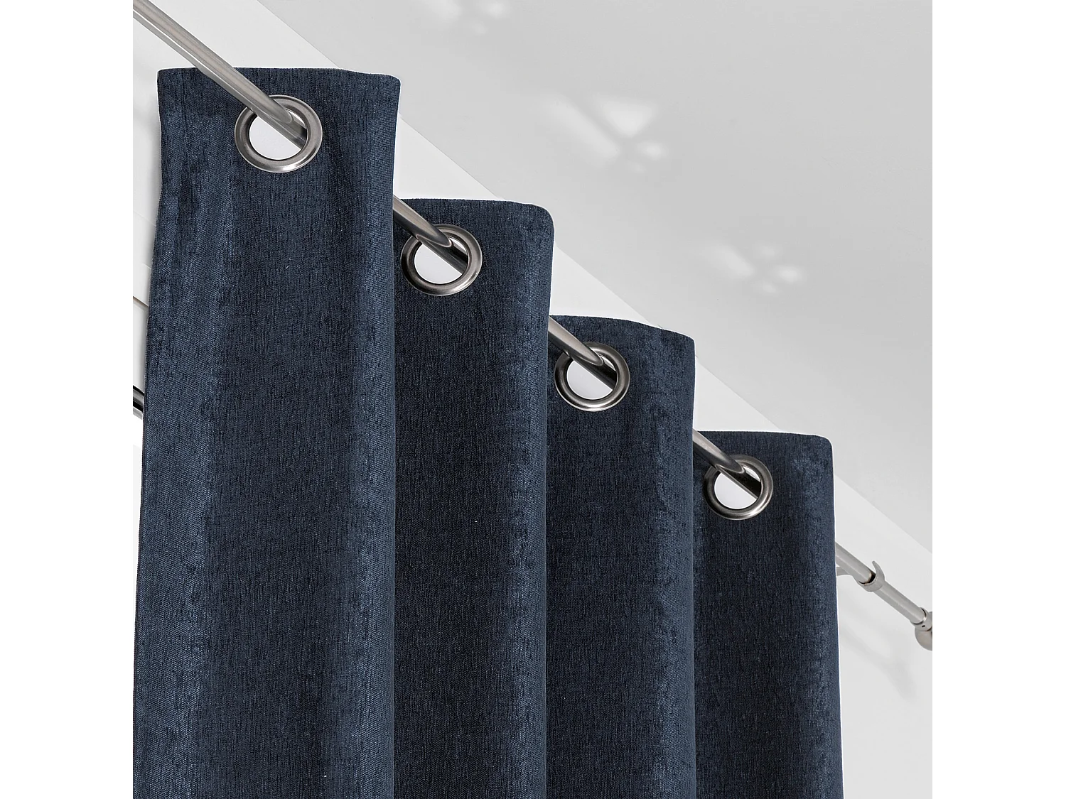 Cortina aspecto terciopelo 140 x 245 cm