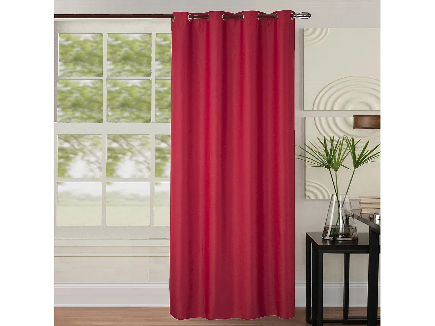 Rideau occultant uni coloré