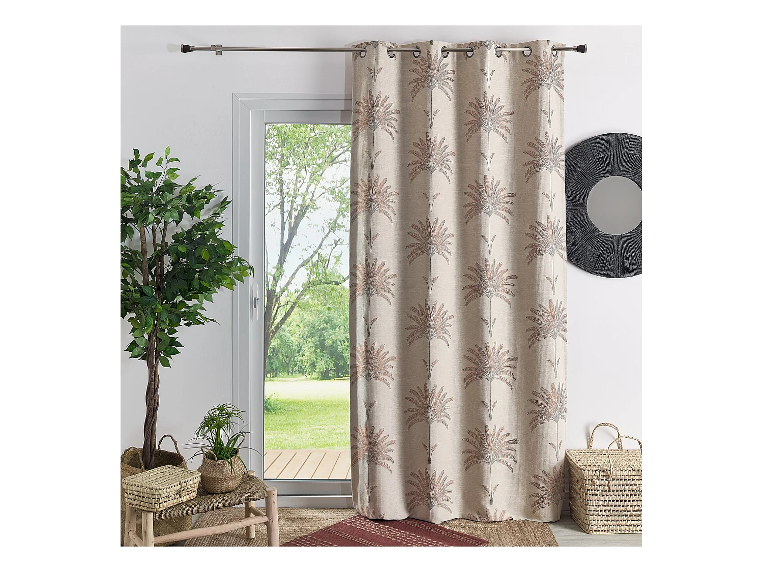Rideau d'ameublement en jacquard