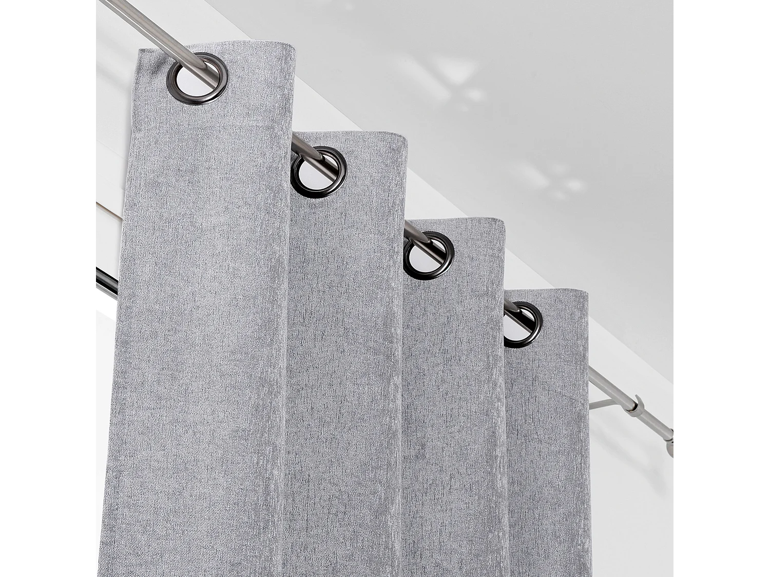 Cortina aspecto terciopelo 140 x 245 cm