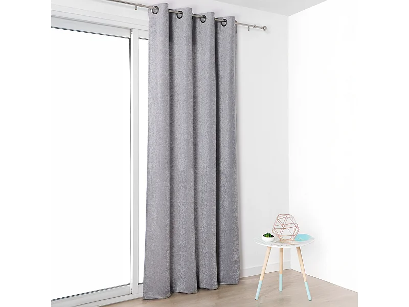 Cortina aspecto terciopelo 140 x 245 cm