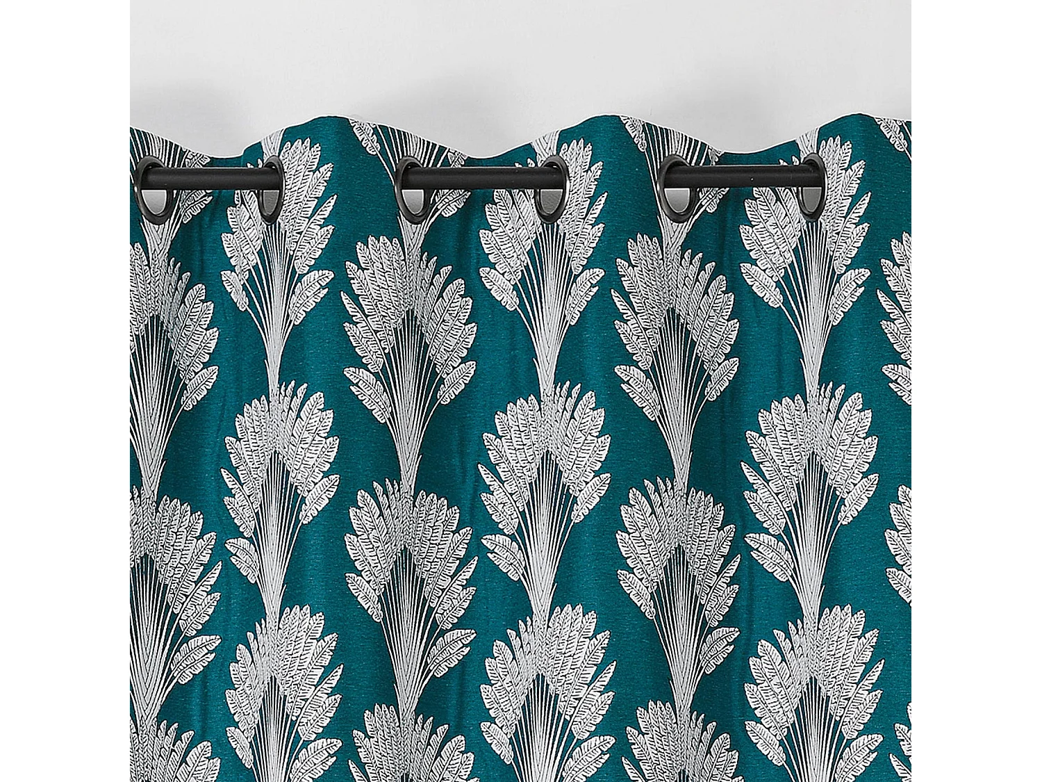 Bedruckter Vorhang aus recyceltem Garn