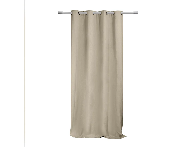 Cortina tamizado de lona lisa 140 x 260 cm