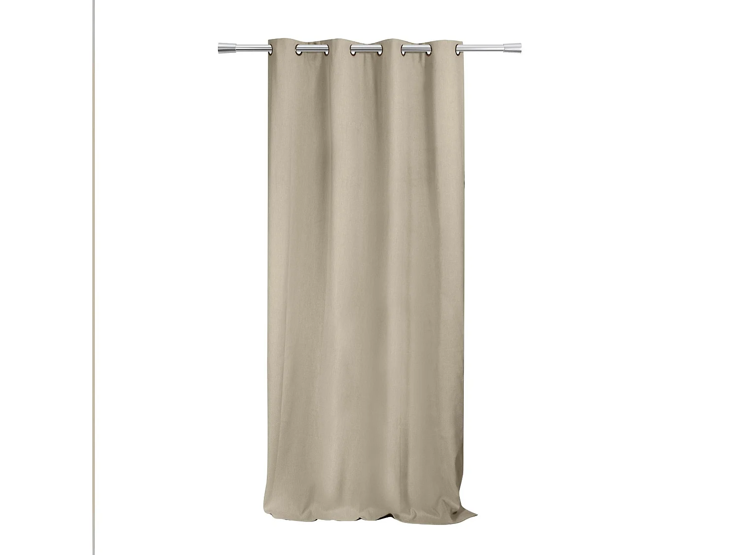 Cortina tamizado de lona lisa 140 x 260 cm