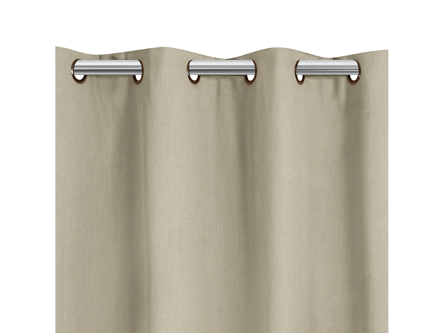 Cortina tamizado de lona lisa 140 x 260 cm