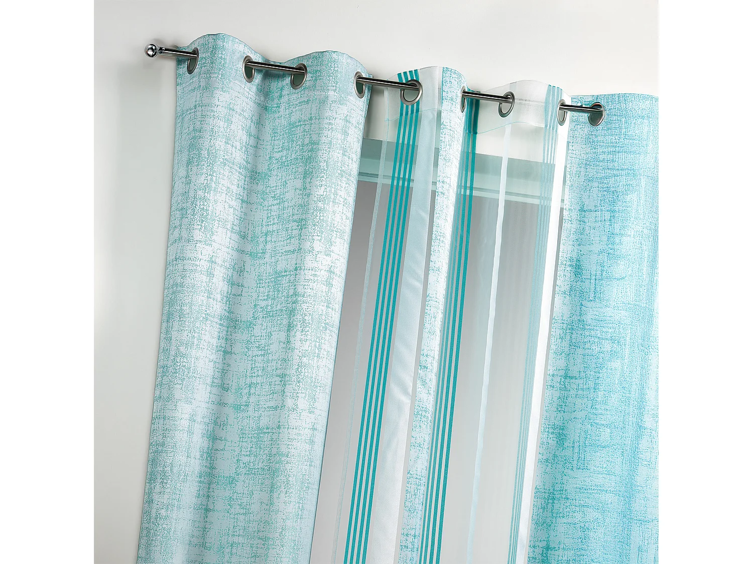 Rideau en jacquard lourd