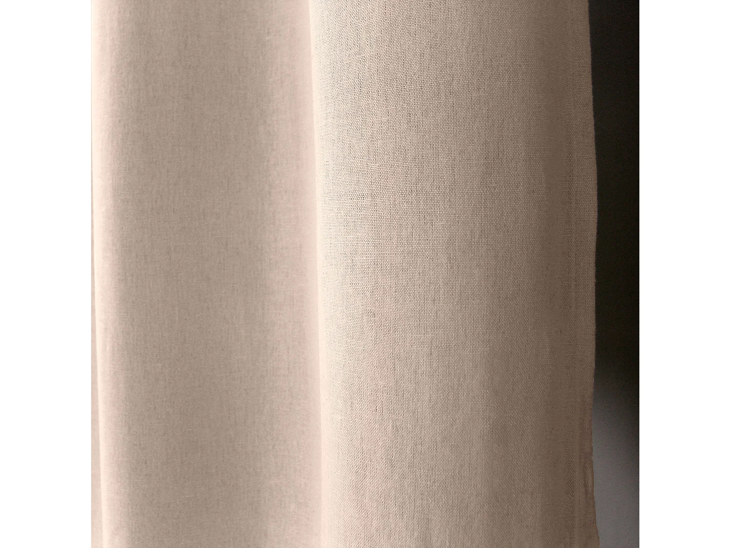 Dekorationsvorhang aus recycelter Baumwolle 135 x 240 cm