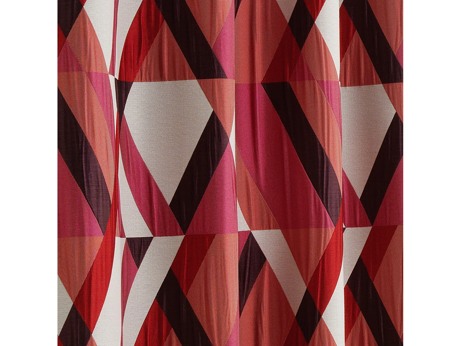 Cortina de decoración geométrica 140 x 260 cm