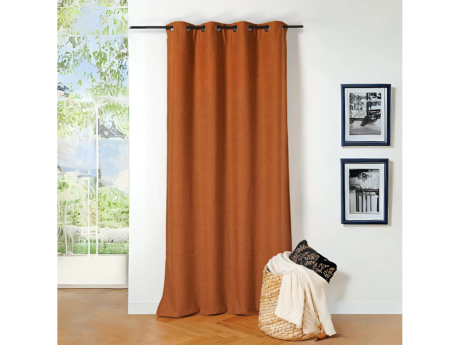 Cortina térmica con estilo de bucle