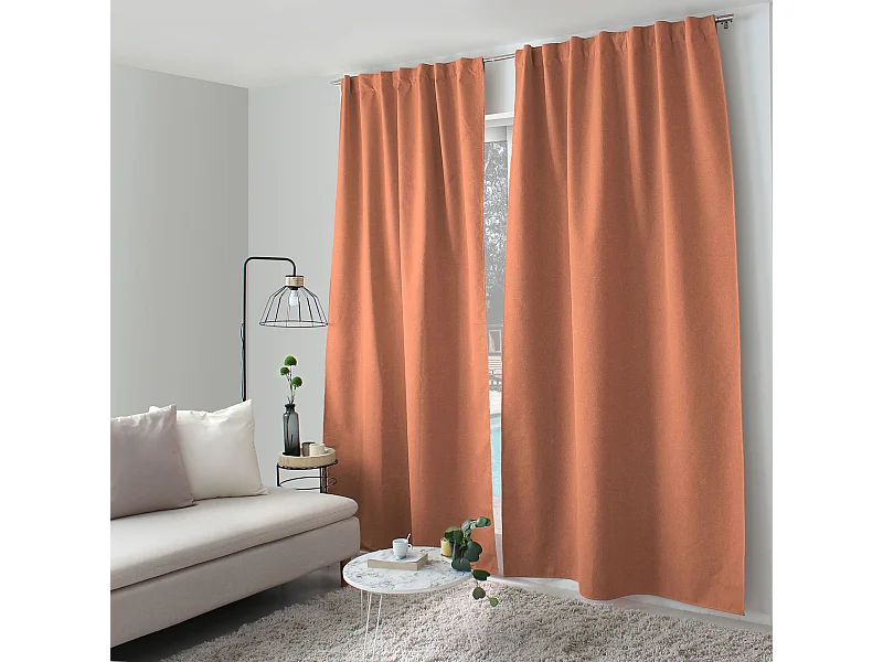 Cortina Opaca con Aspecto Chambray 140 x 240 cm