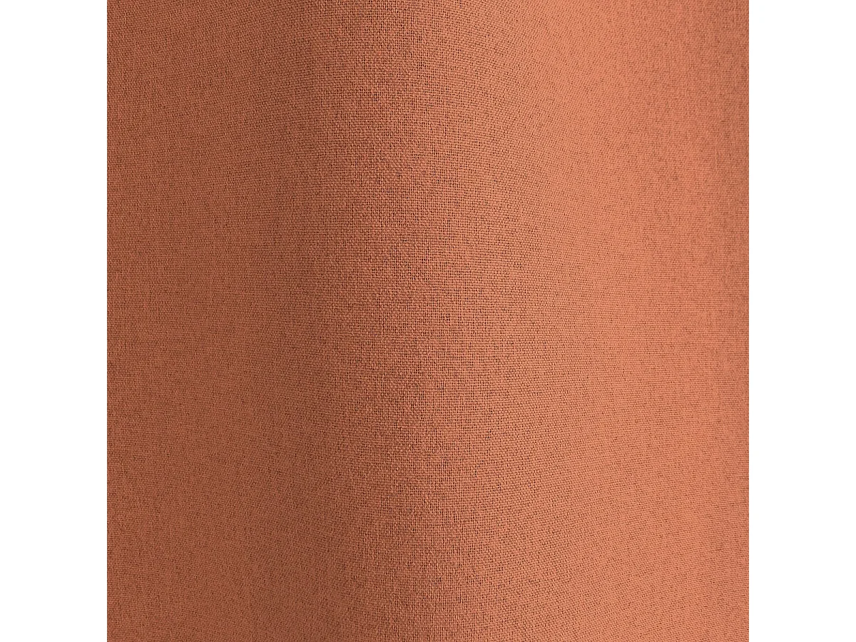 Rideau Occultant Opacité Maximale "Eclipse" 140x240cm Terracotta