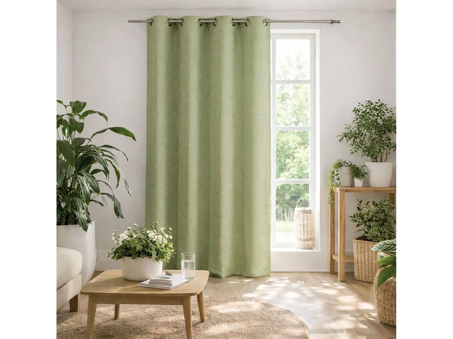 Fertigvorhang "Leinentuch" 140 x 260 cm