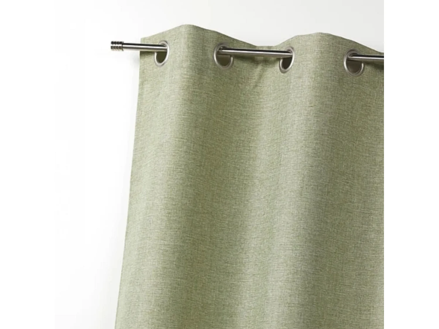 Eleganter, melierter Fertigvorhang 140 x 260 cm