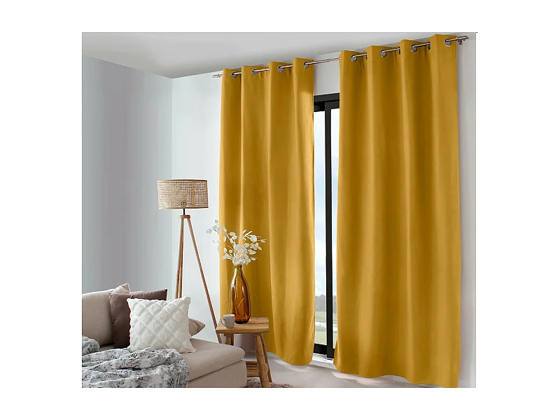 Cortina térmica forrada