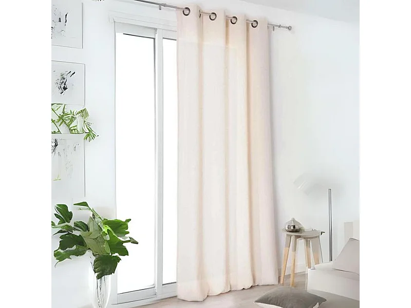 Cortina "auténtica" 100% lino