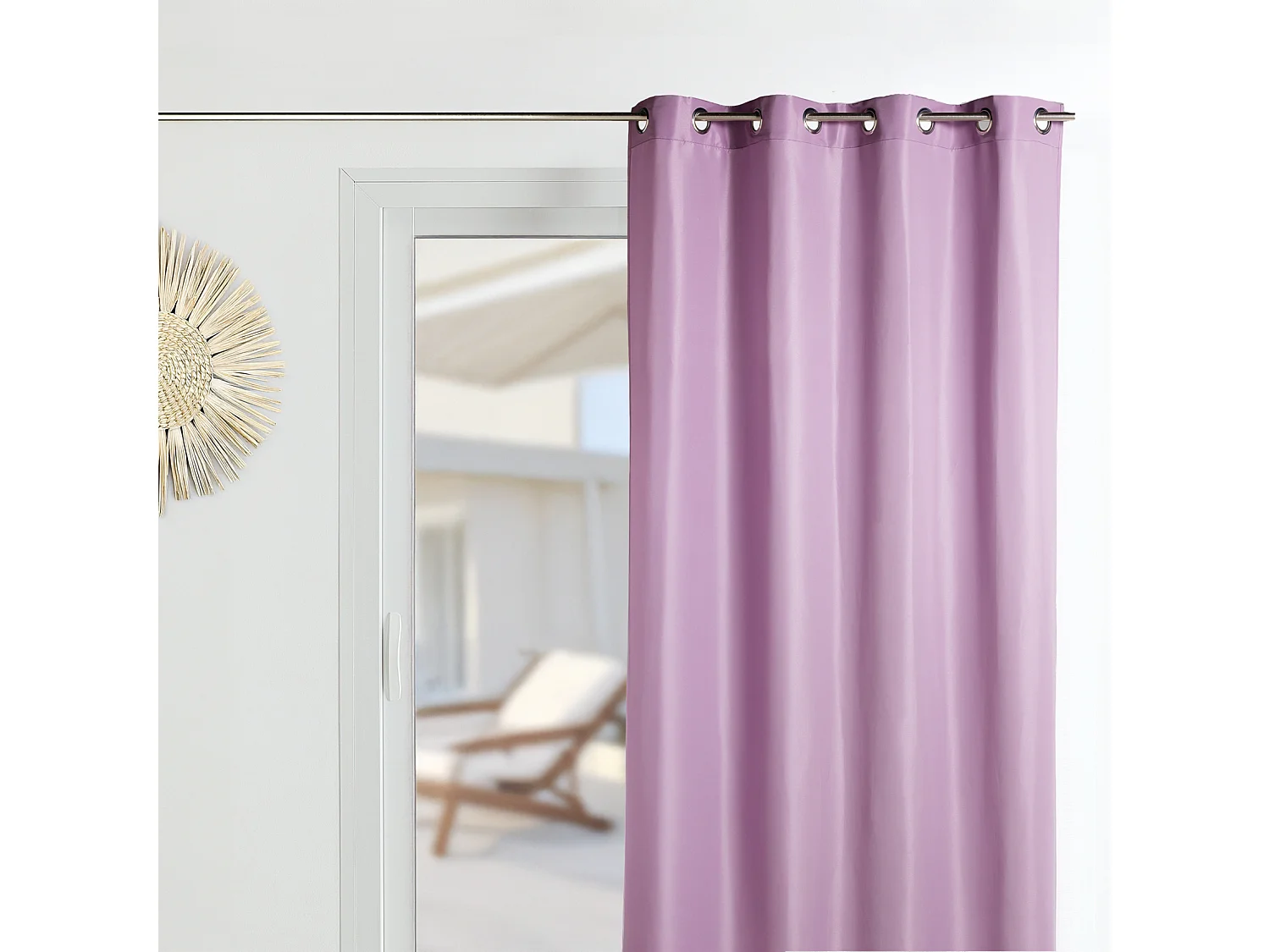 Rideau d'Ameublement en Microfibre Uni