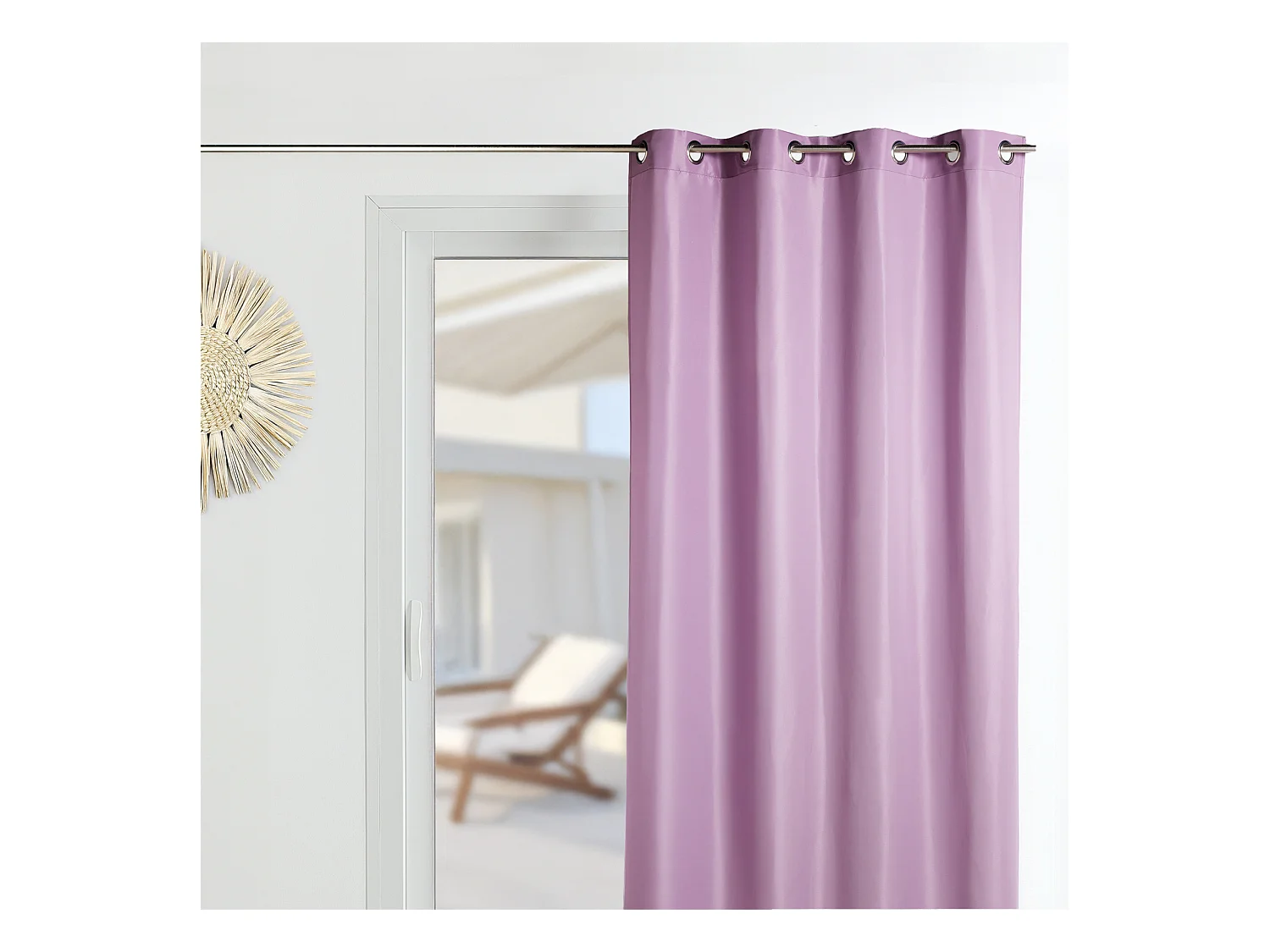 Rideau d'Ameublement en Microfibre Uni