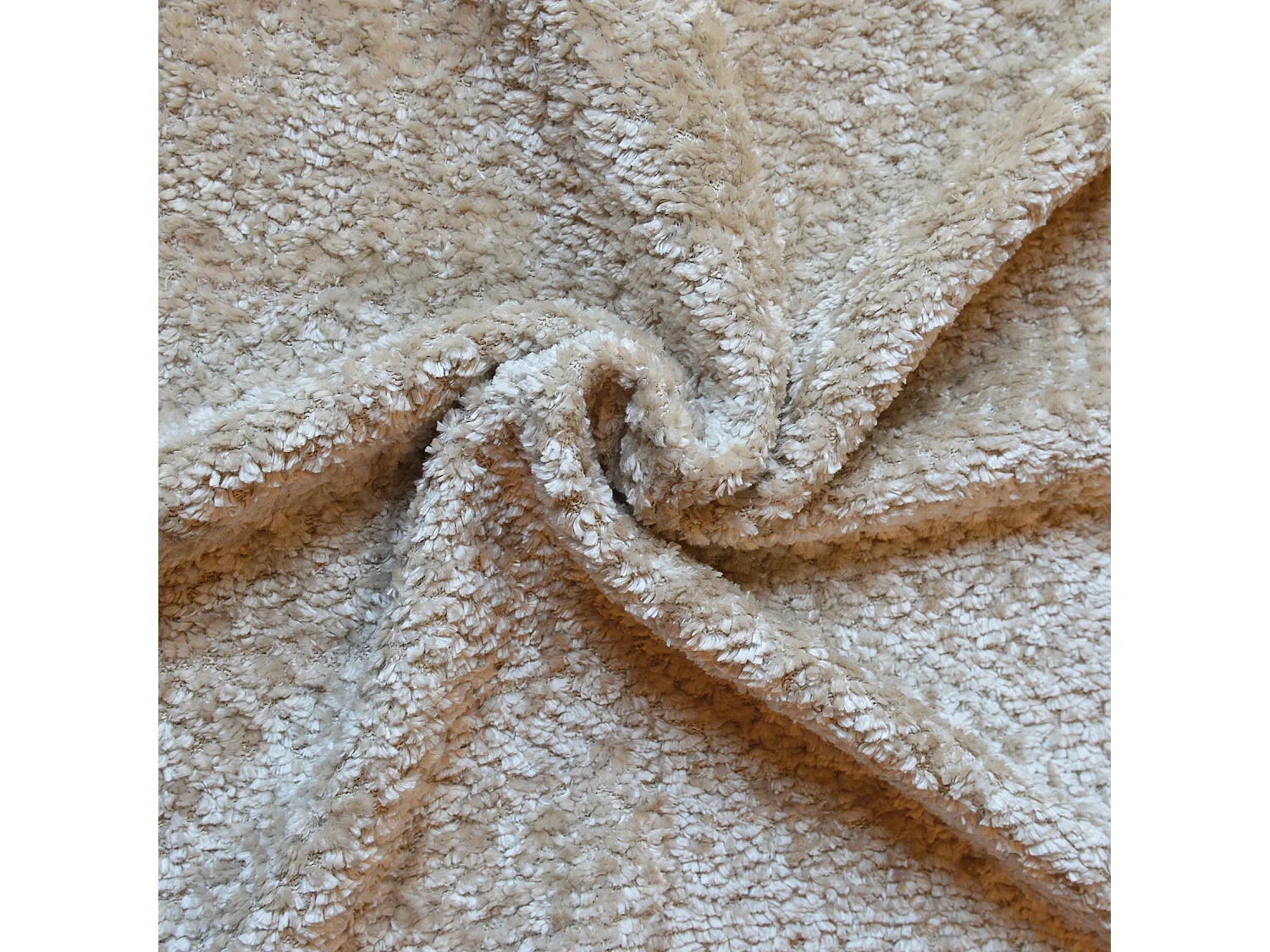 Ösenvorhang aus Chenille mit Plüsch-Effekt 135 x 260 cm