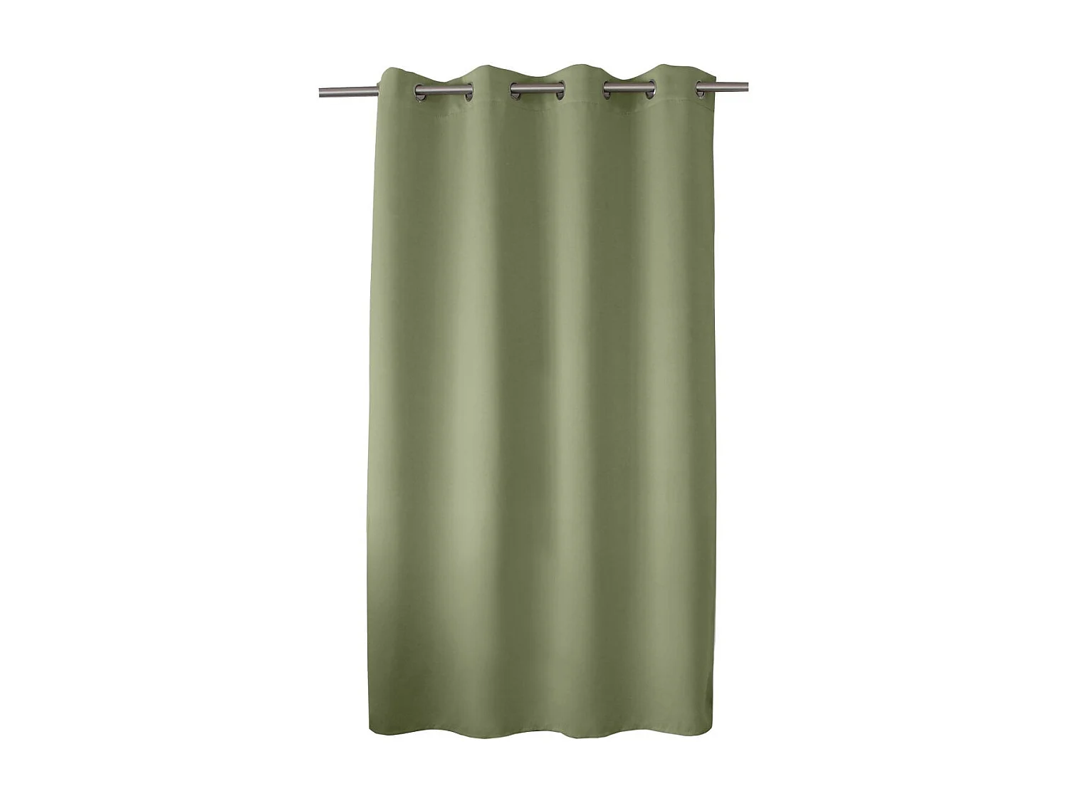 Verdunkelungsvorhang mit schwarzen Fäden und 8 Ösen 140 x 180 cm