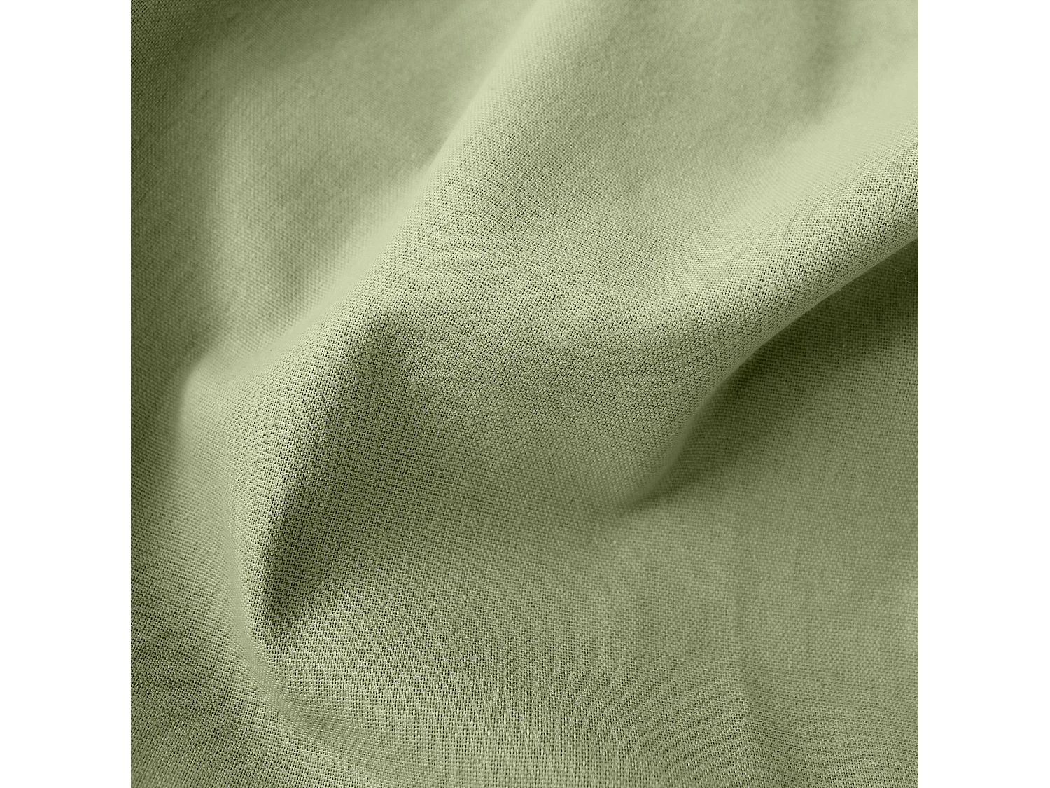 Rideau Occultant à Œillets "Reglisse" 140x180cm Vert Olive