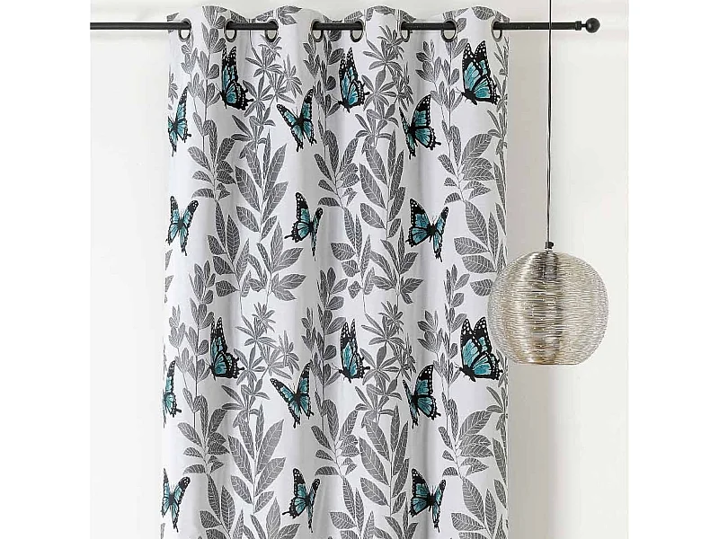 Cortina de mobiliario de estilo bucólico 140 x 270 cm