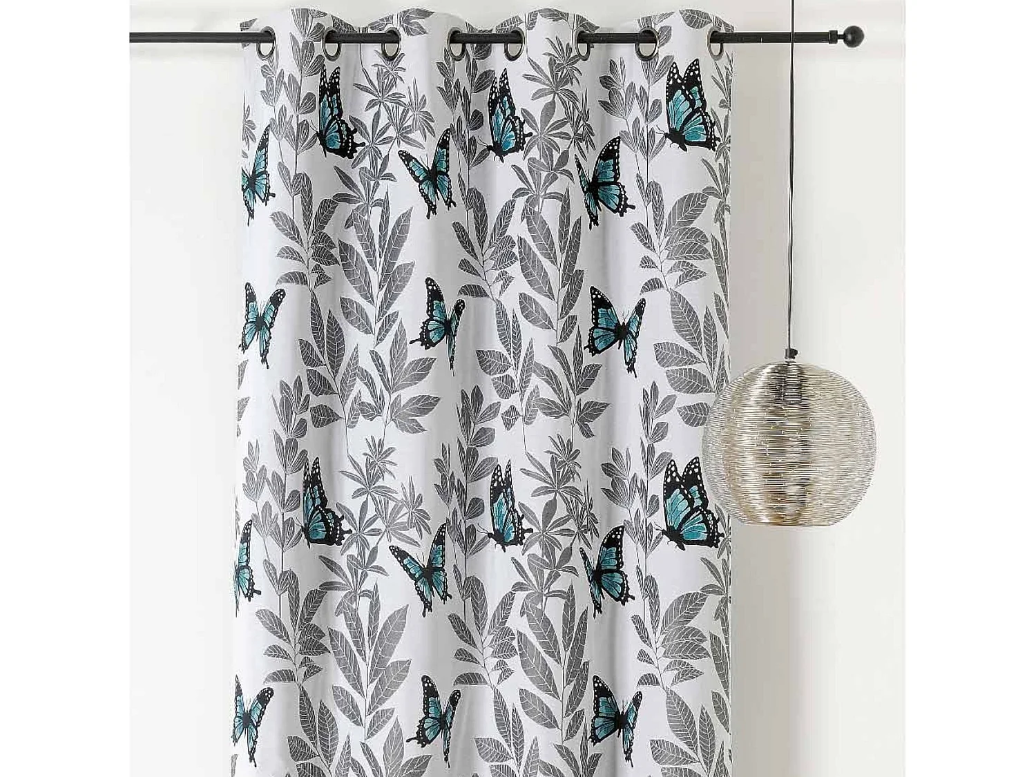 Cortina de mobiliario de estilo bucólico 140 x 270 cm