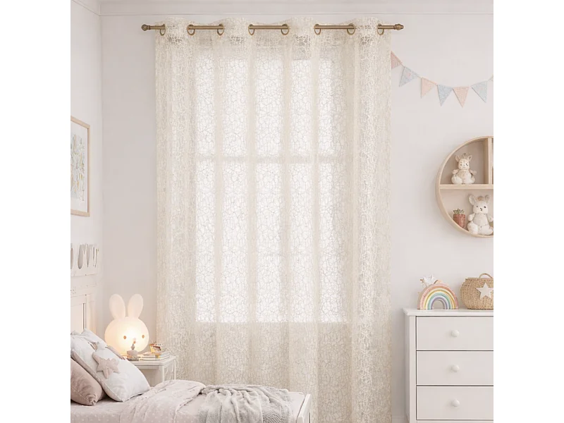 Vorhang aus einem Stricknetz 150 x 260 cm