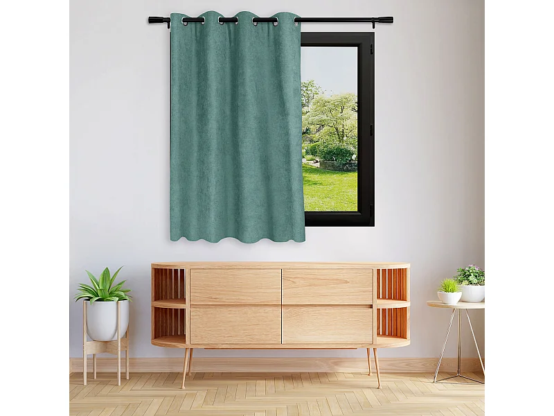 Cortina antifrío doble forrada de polar