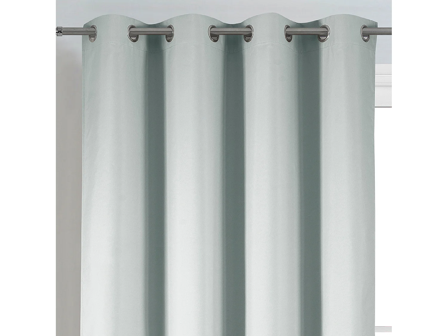 Rideau déco uni occultant et thermique