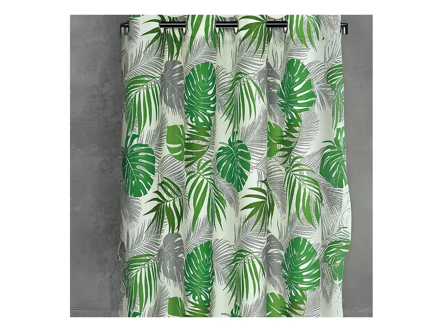 Rideau d'ameublement esprit tropical
