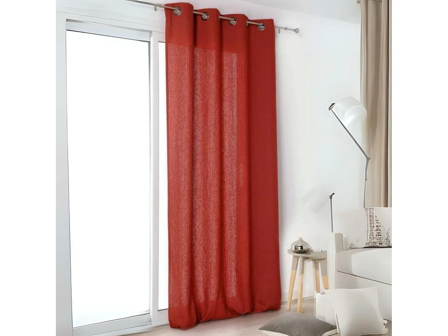 Cortina "auténtica" 100% lino