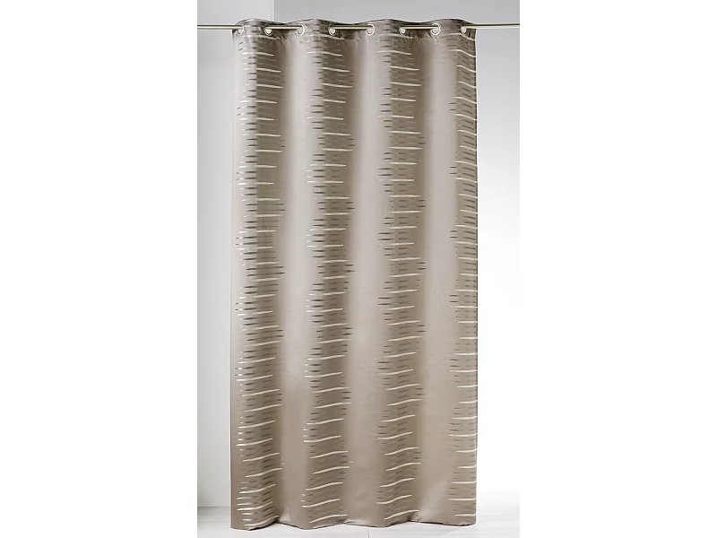 Cortina en jacquard con olas fantasía 140 x 260 cm