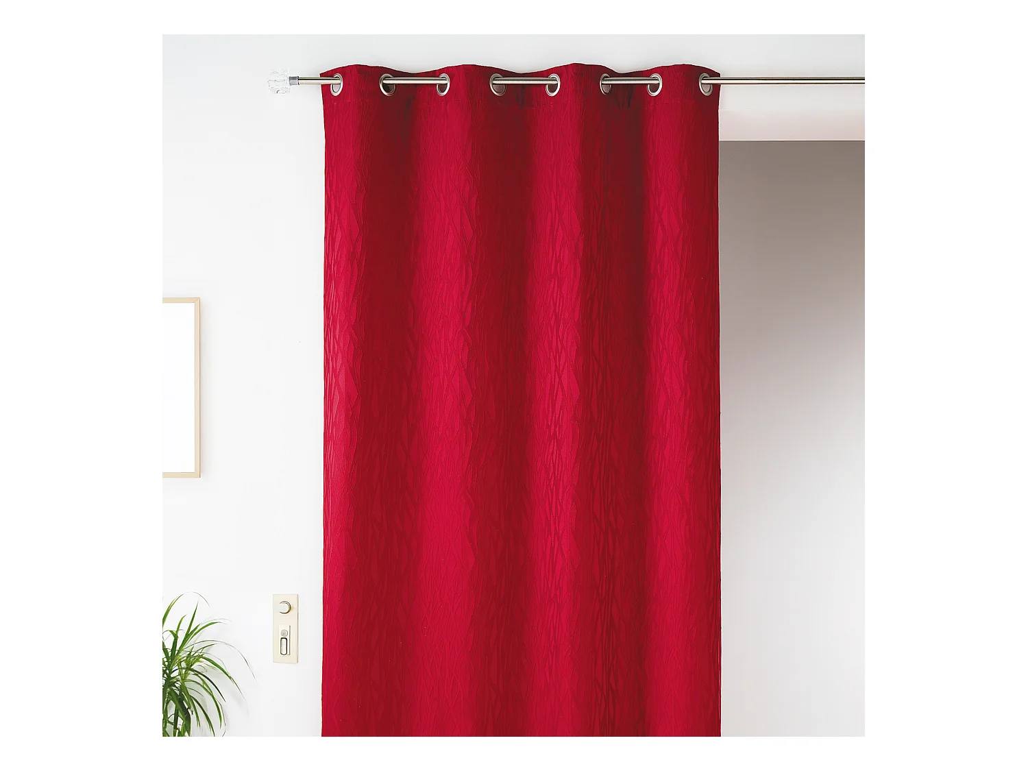 Rideau en jacquard fantaisie