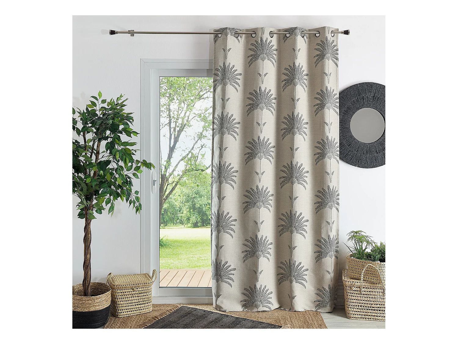 Rideau d'ameublement en jacquard