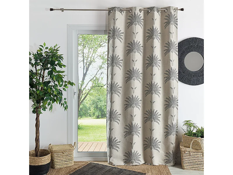 Cortina de decoración en jacquard 140 x 260 cm