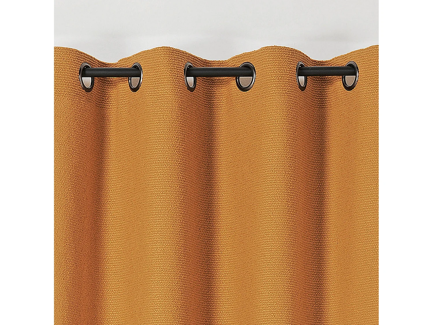 Vorhang mit texturiertem Bouclé-Look