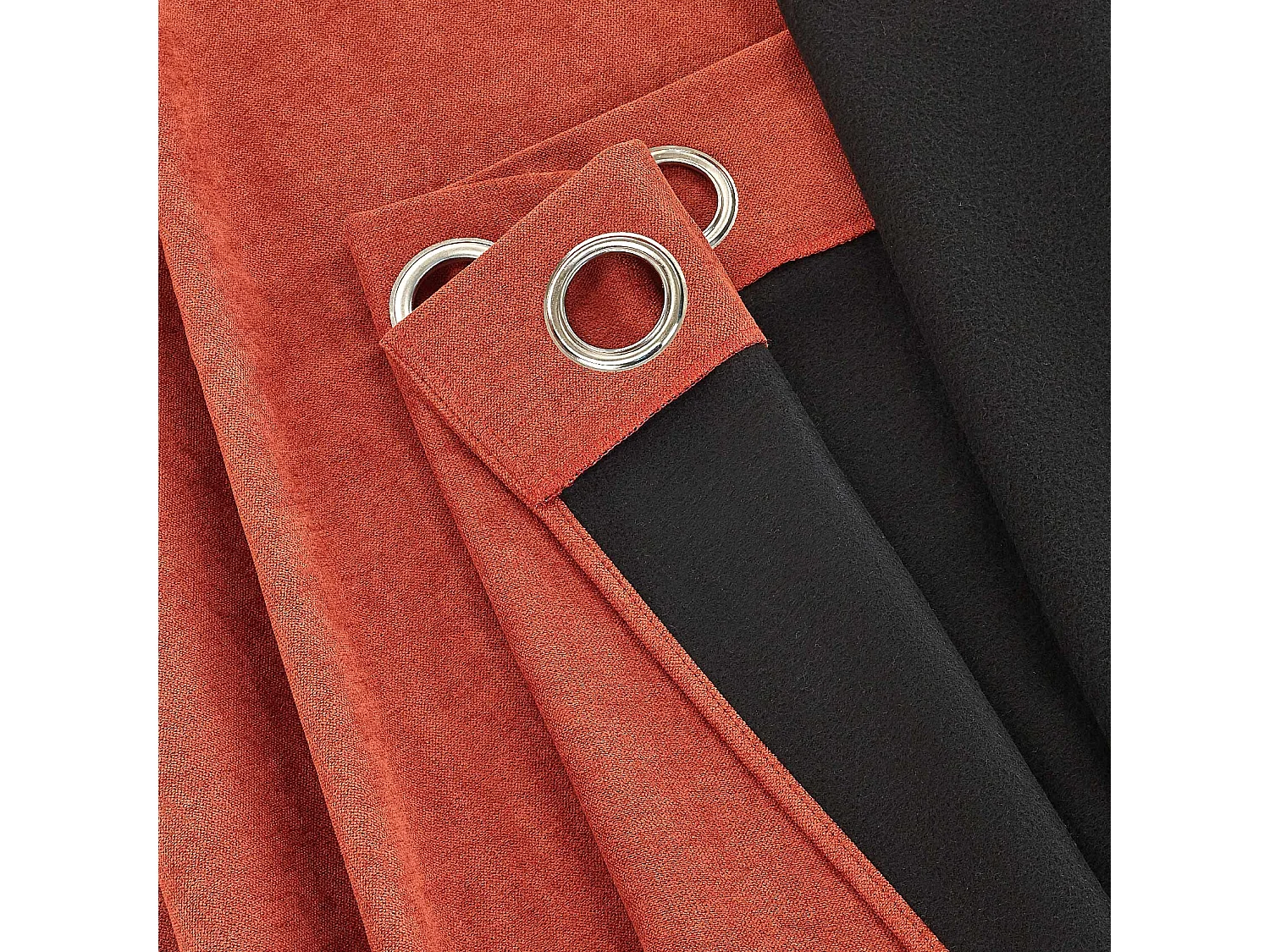 Cortina antifrío doble forrada de polar