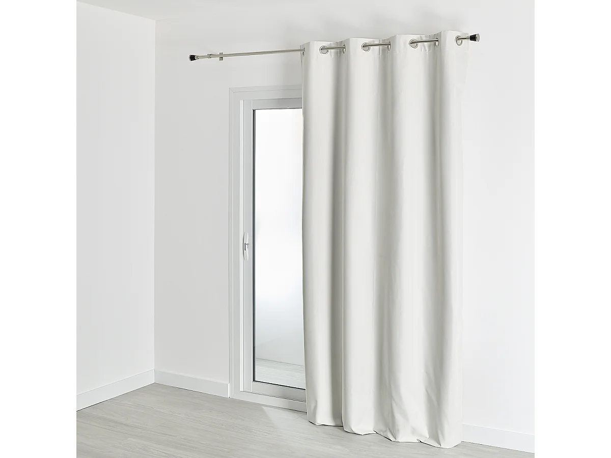Cortina 100% opaca con efecto moteado 140 x 260 cm