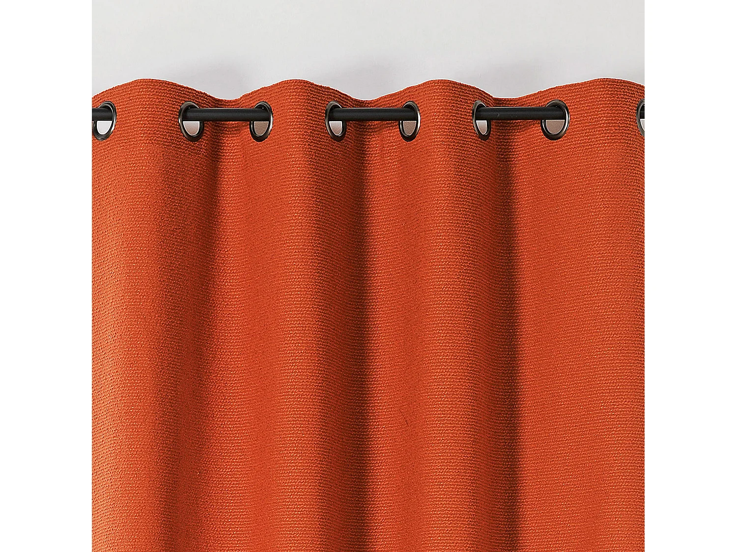 Vorhang mit texturiertem Bouclé-Look