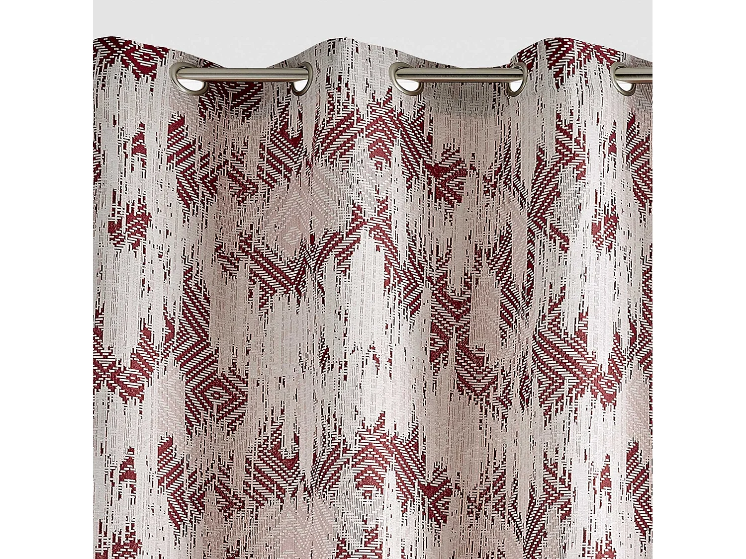 Rideau ethnique en jacquard