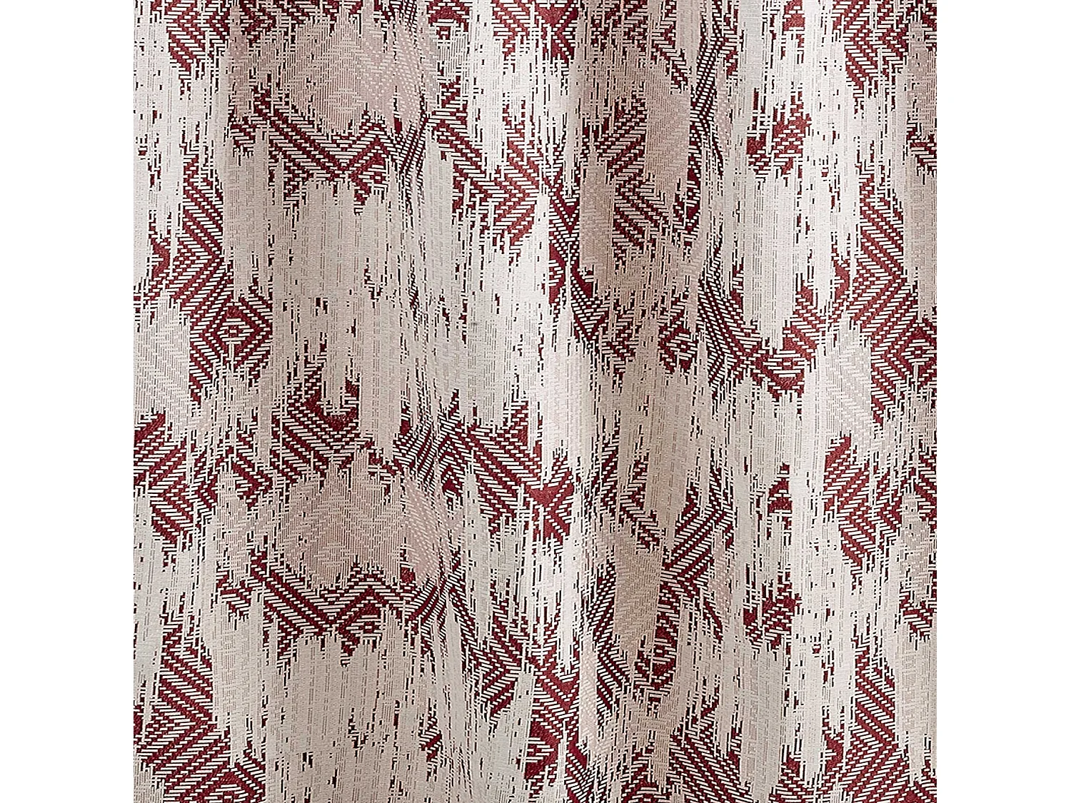 Rideau ethnique en jacquard