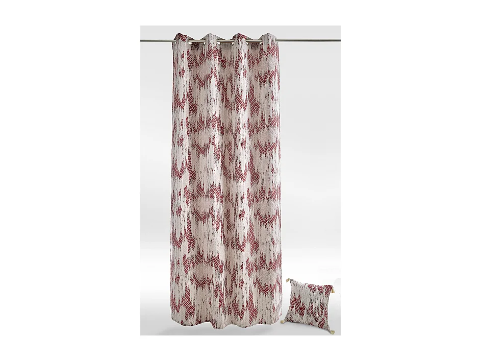 Rideau ethnique en jacquard