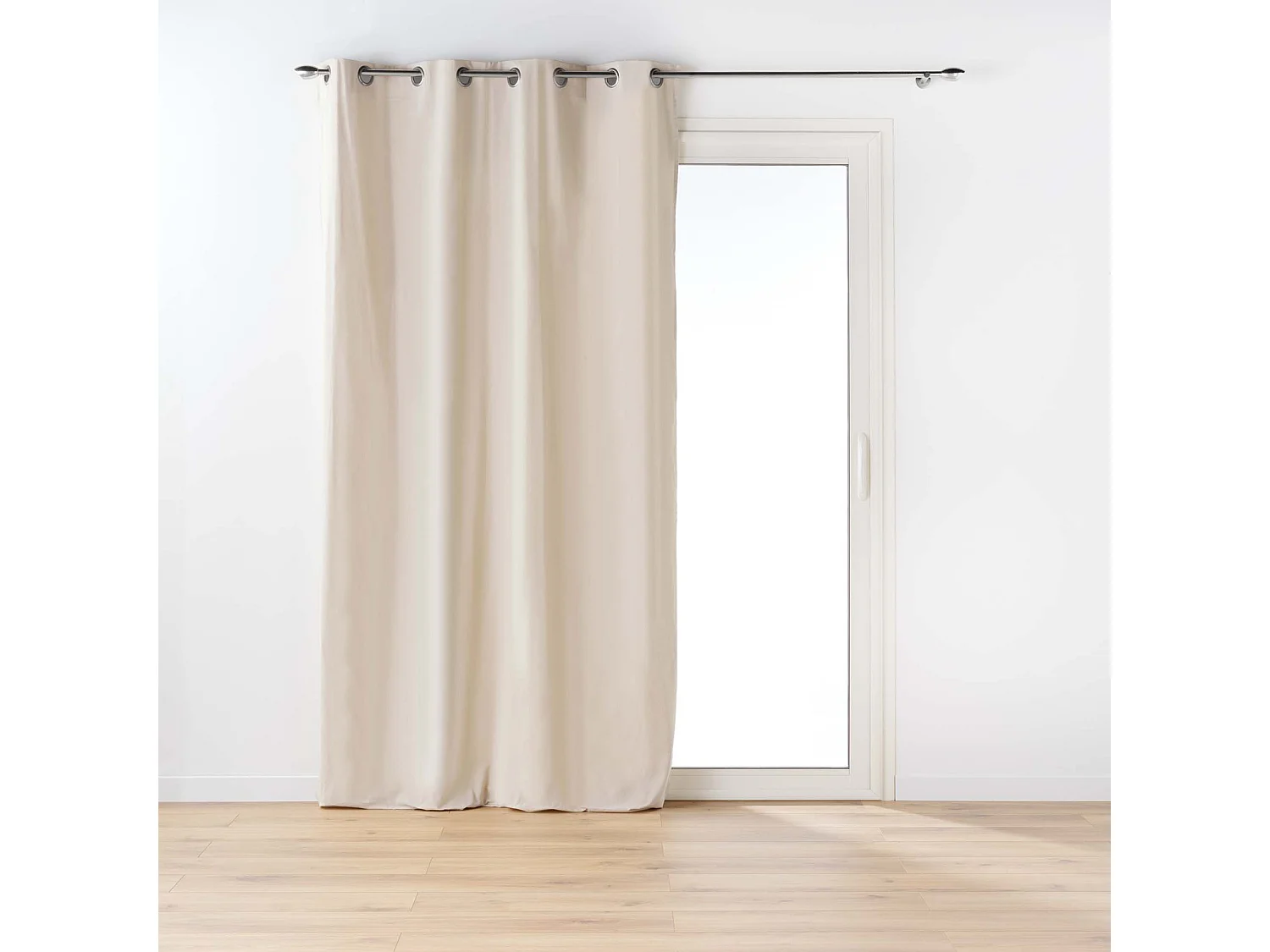 Visillo de decoración de poliéster/algodón reciclado 135 x 260 cm