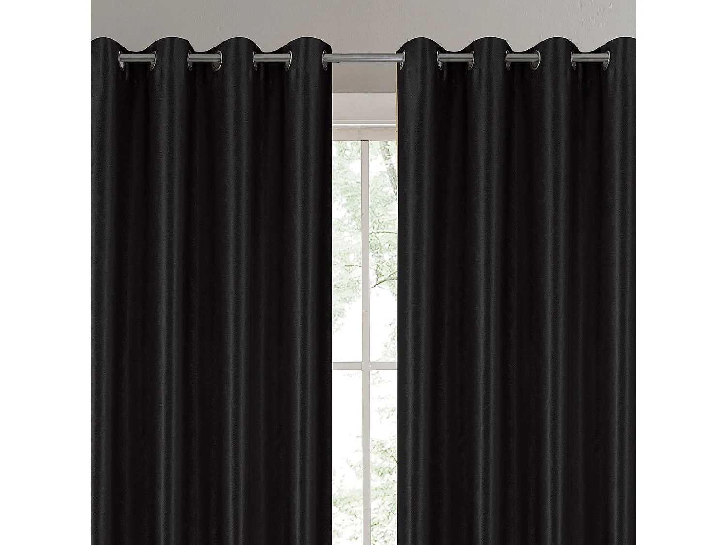 Paire de rideaux occultants à motifs géométriques